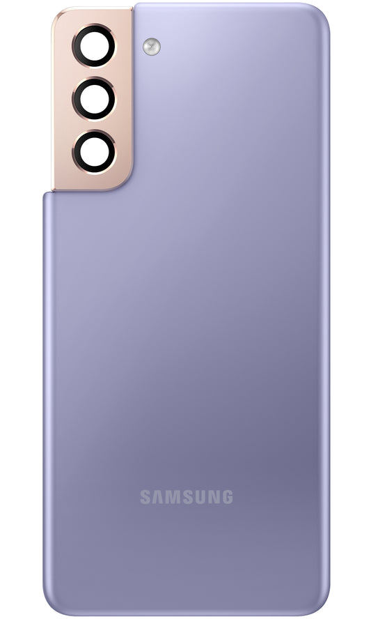 Pokrov baterije Samsung Galaxy Galaxy S21 5G G991, s steklom za zadnjo kamero, vijoličen, rabljen
