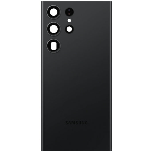Pokrov baterije Samsung Galaxy Galaxy S23 Ultra S918, črn (Phantom Black), servisni paket GH82-30400A