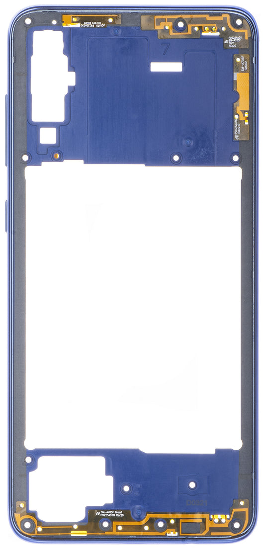 Samsung Galaxy Galaxy A70 A705 Polovično ohišje, modro