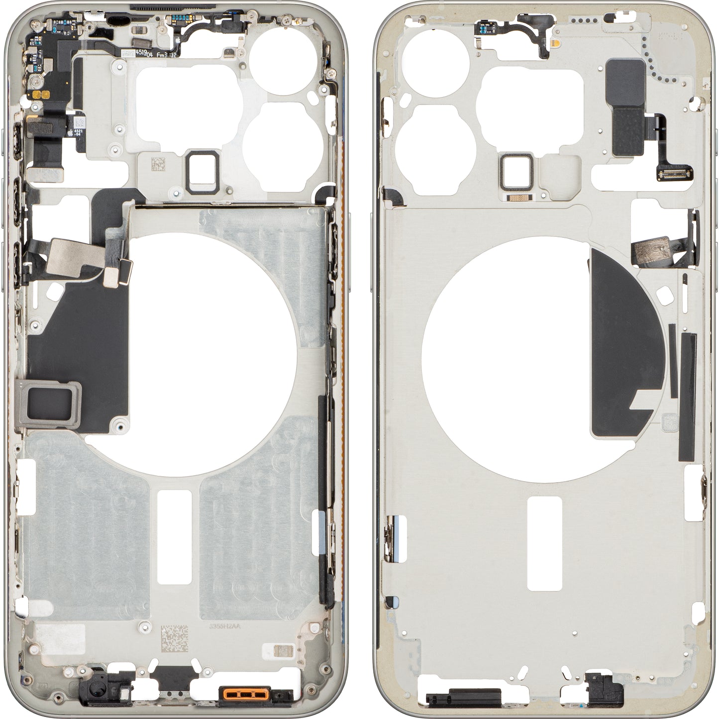Apple iPhone 15 Pro Max polovično ohišje, belo (beli titan), Swap