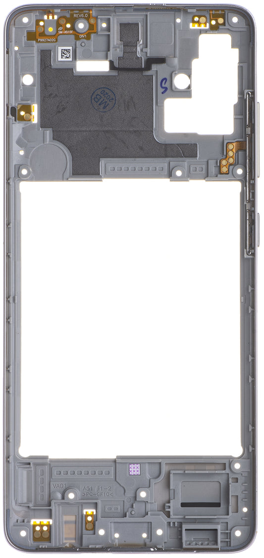 Samsung Galaxy A51 A515 Polovični ovitek Samsung Galaxy A51 A515, srebrn