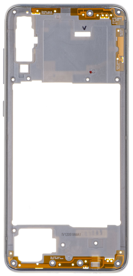 Samsung Galaxy Galaxy A70 A705 Polovično ohišje, srebrno