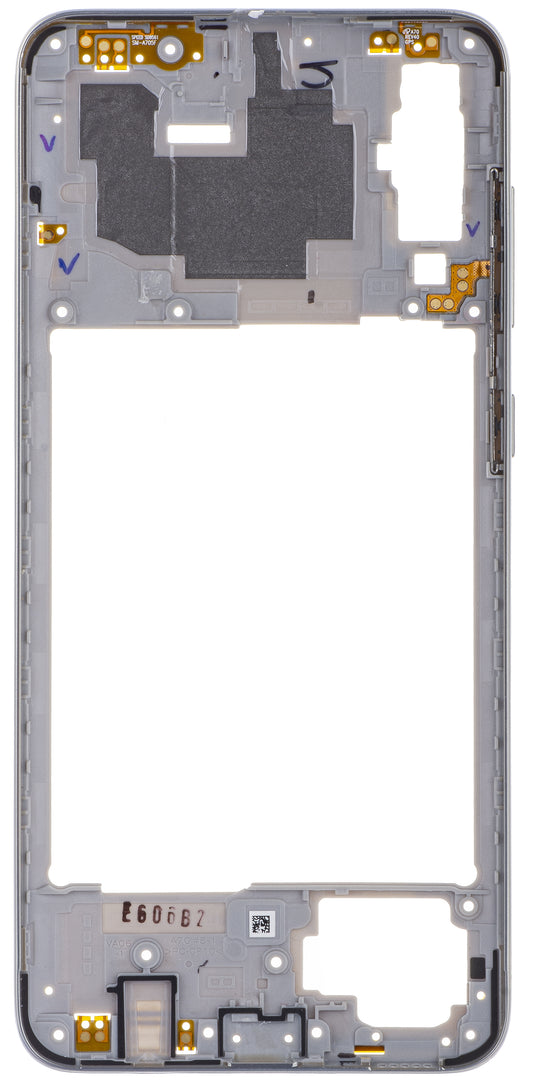 Samsung Galaxy Galaxy A70 A705 Polovično ohišje, srebrno