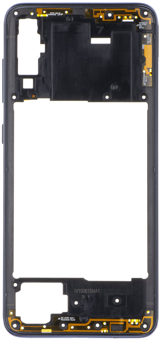 Samsung Galaxy Galaxy A70 A705 Polovično ohišje, črno