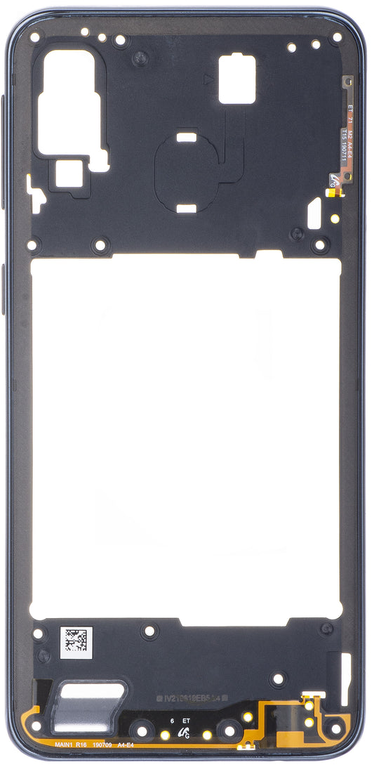 Polovično ohišje Samsung Galaxy A40 A405, črno