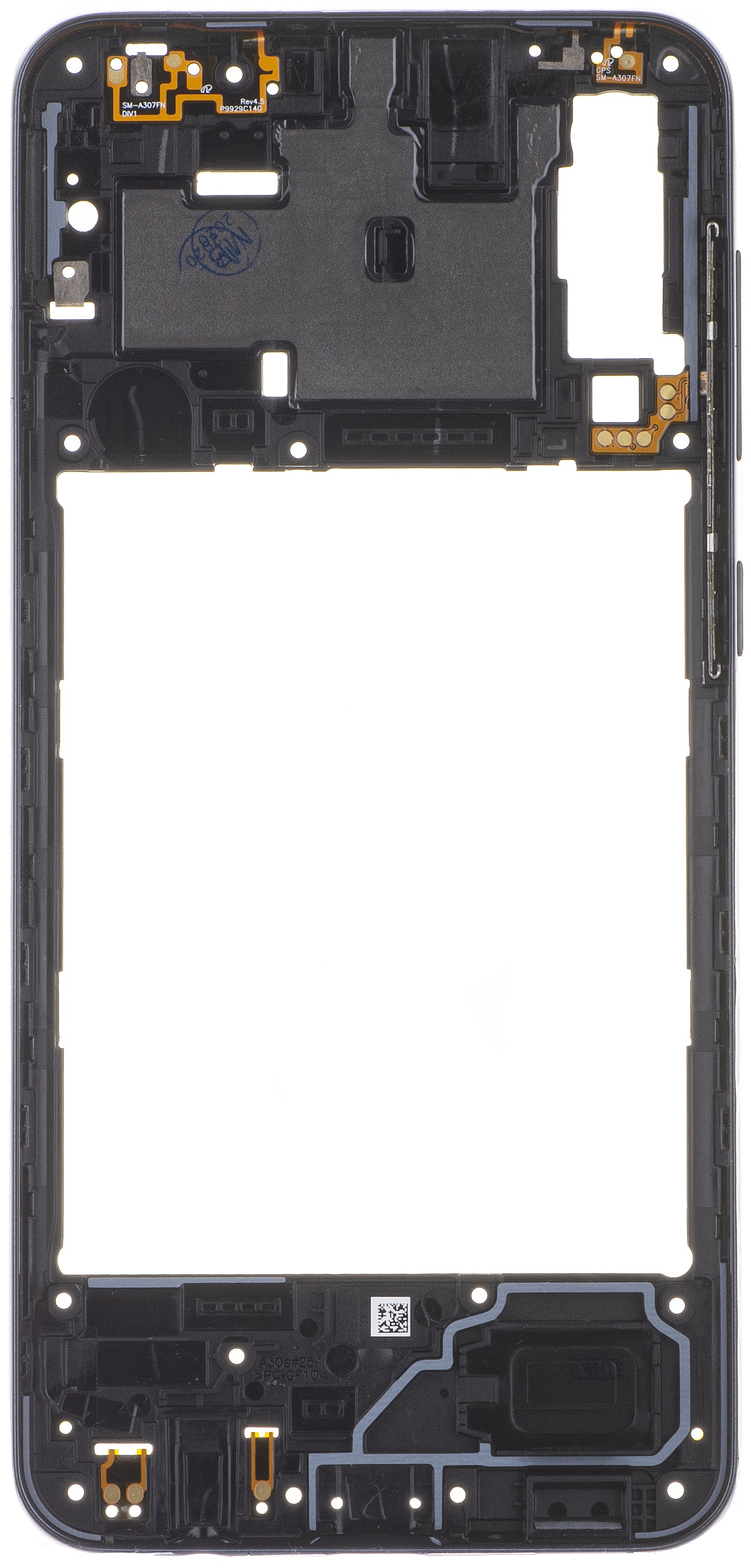 Middle Case Samsung Galaxy A30s A307, Black
