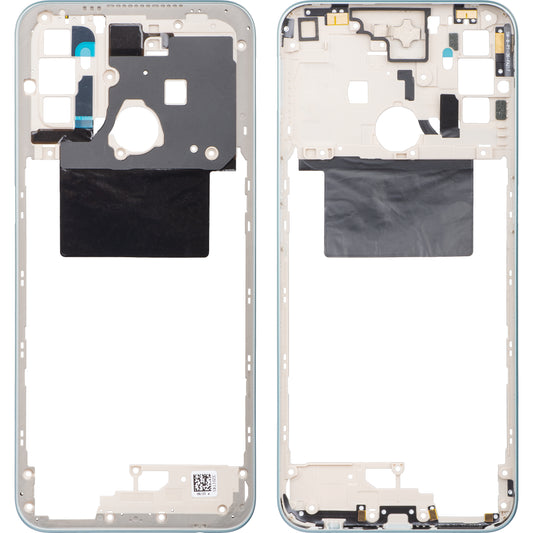 Sredinsko ohišje Oppo A52, belo