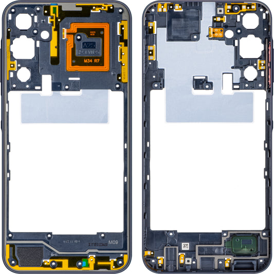 Samsung Galaxy Galaxy A25 A256 Polovično ohišje, črno