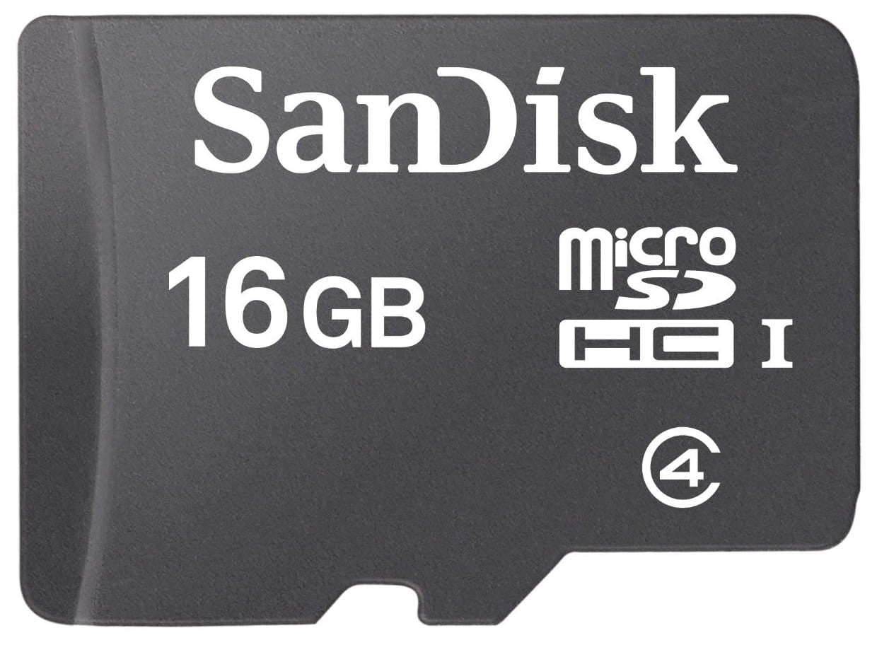 Spominska kartica SanDisk microSDHC, 16 GB, razred 4 SDSDQM-016G-B35