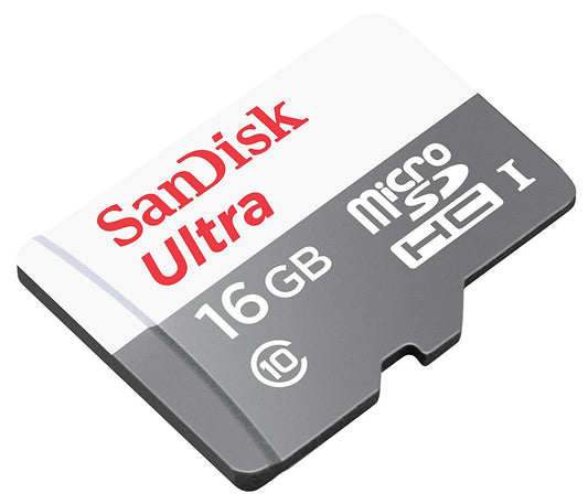 Spominska kartica microSDHC SanDisk Ultra, 16Gb, Razred 10 SDSQUNS-016G-GN3MN