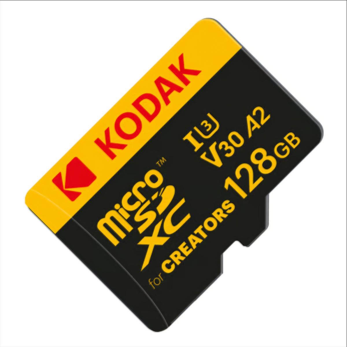 Kartica za pomnilnik microSDXC Kodak for Creators, 128Gb, razred 10 / UHS-1 U3, z adapterjem EKMSDM128GXCU3CR