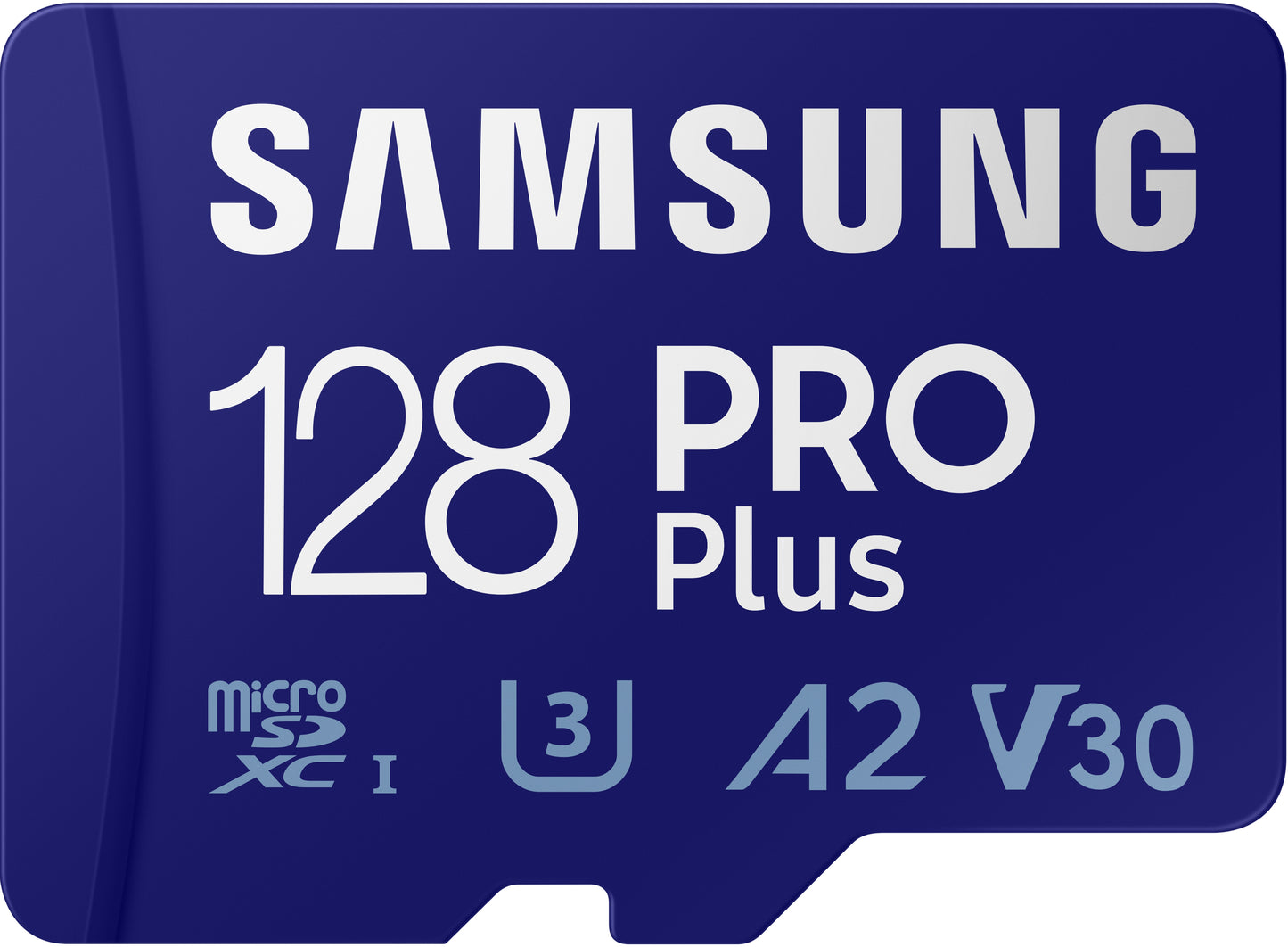 Spominska kartica microSDXC Samsung PRO Plus, 128Gb, Razred 10 / UHS-1 U3, Z bralnikom kartic in adapterjem MB-MD128KB/WW