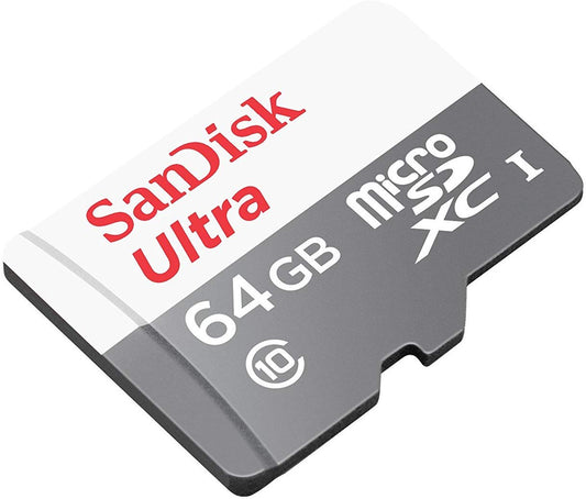 SanDisk Ultra Android microSDXC pomnilniška kartica, 64 GB, razred 10 / UHS-1 U1 SDSQUNR-064G-GN3MN