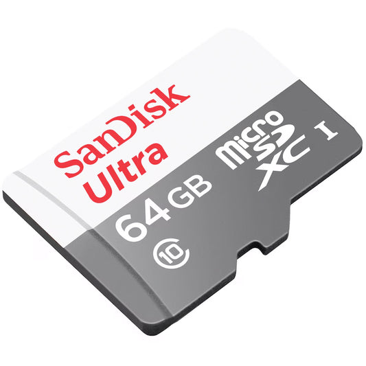 Spominska kartica microSDXC SanDisk Ultra, 64Gb, Razred 10, Z adapterjem SDSQUNR-064G-GN3MA