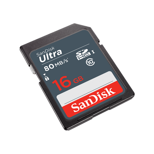 Spominska kartica SDHC SanDisk Ultra, 16Gb, Razred 10 SDSDUNS-016G-GN3IN