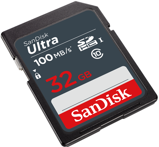 Spominska kartica SDHC SanDisk Ultra, 32Gb, Razred 10 SDSDUNR-032G-GN3IN