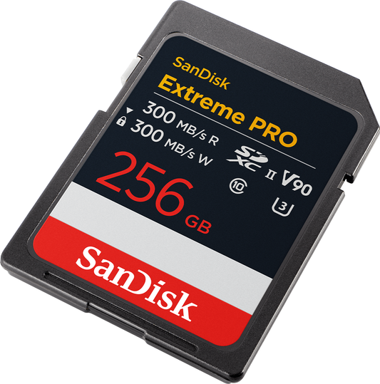 SDXC pomnilniška kartica SanDisk Extreme Pro, 256Gb, razred 10 / UHS-2 U3 SDSDXDM-256G-GN4IN