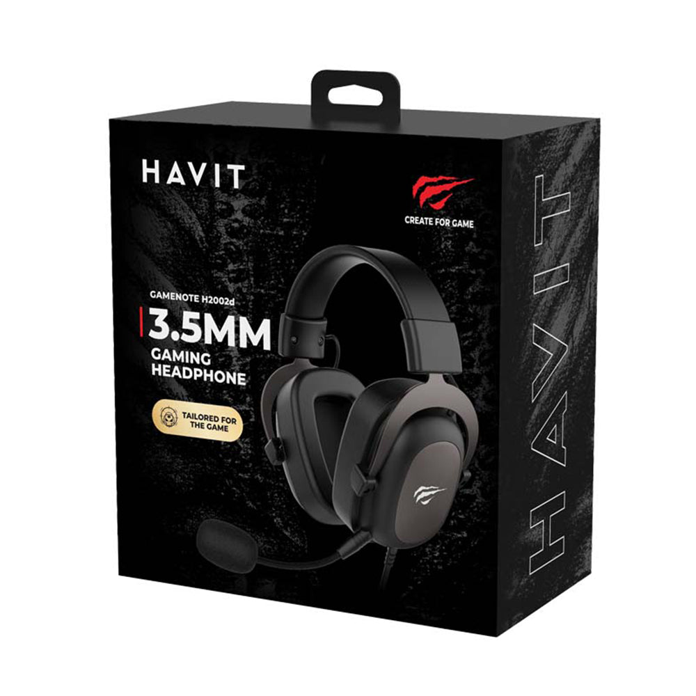 Slušalke za igranje 3.5mm HAVIT H2002D, 2m, Zelene