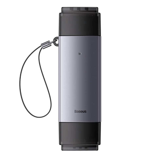 Bralnik kartic USB / USB-C Baseus Lite, SD - microSD, siv WKQX060113