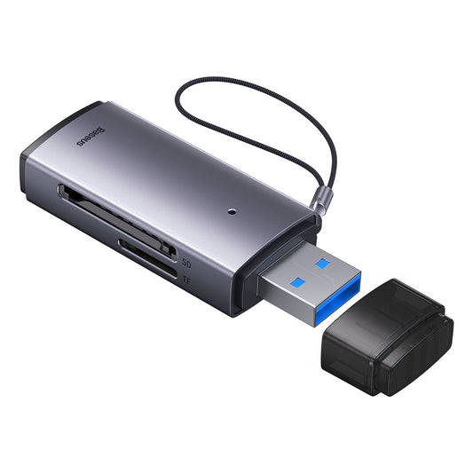 Baseus BS-OH069 Bralnik kartic USB, SD - microSD, siva WKQX060013