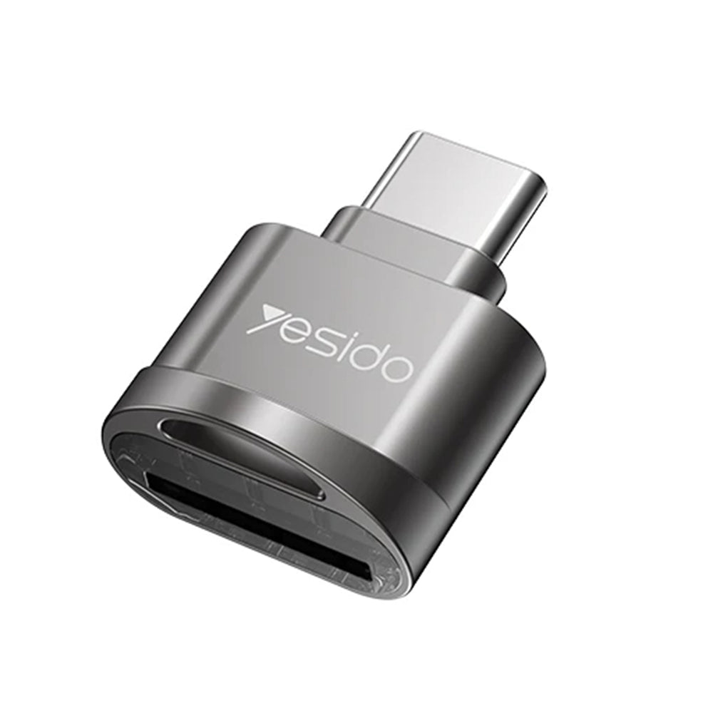 Bralnik kartic USB-C Yesido GS19, microSD, siv