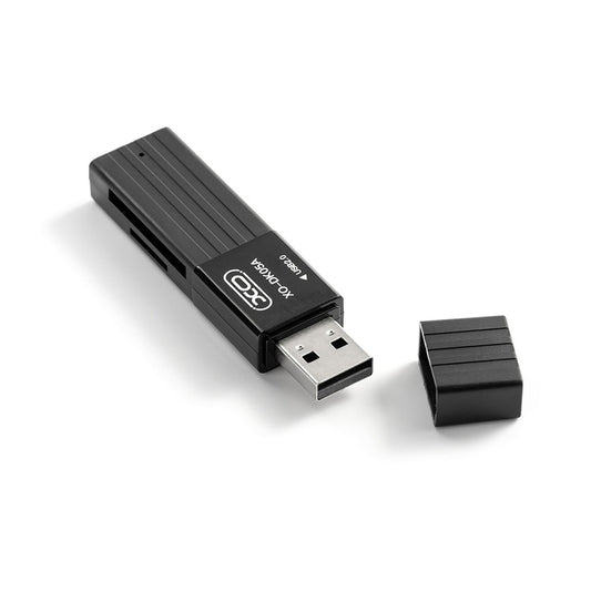 Bralnik kartic USB XO Design DK05A, SD - microSD, črn