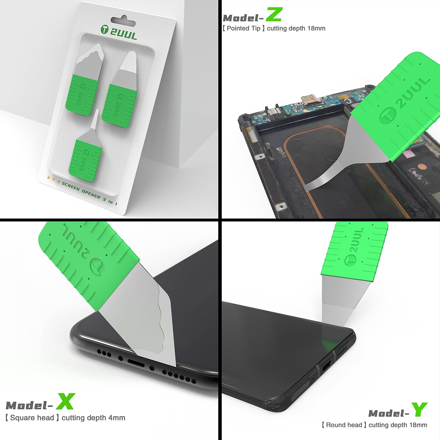 Kovinski sponki 2UUL DA91, 3v1