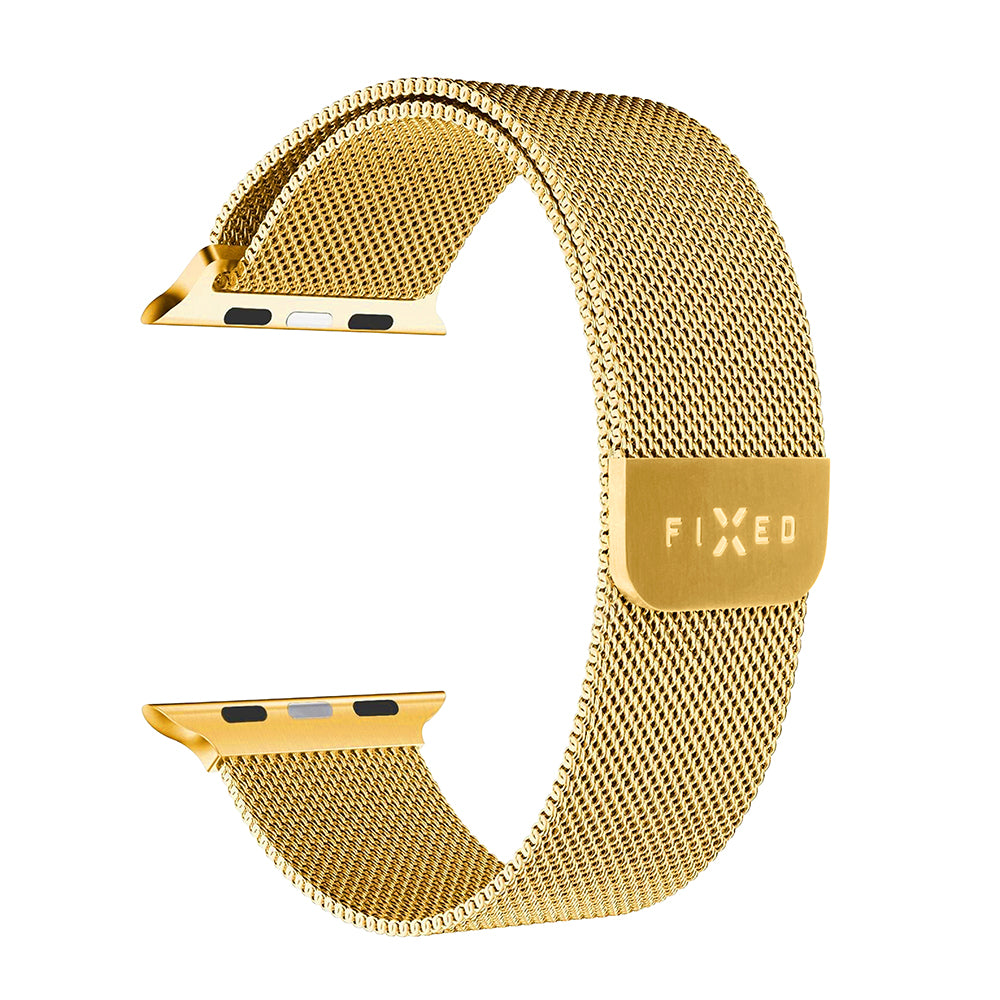 Pas Fixed Mesh za Apple Watch 42mm / 41mm / 40mm / 38mm Series, Zlat