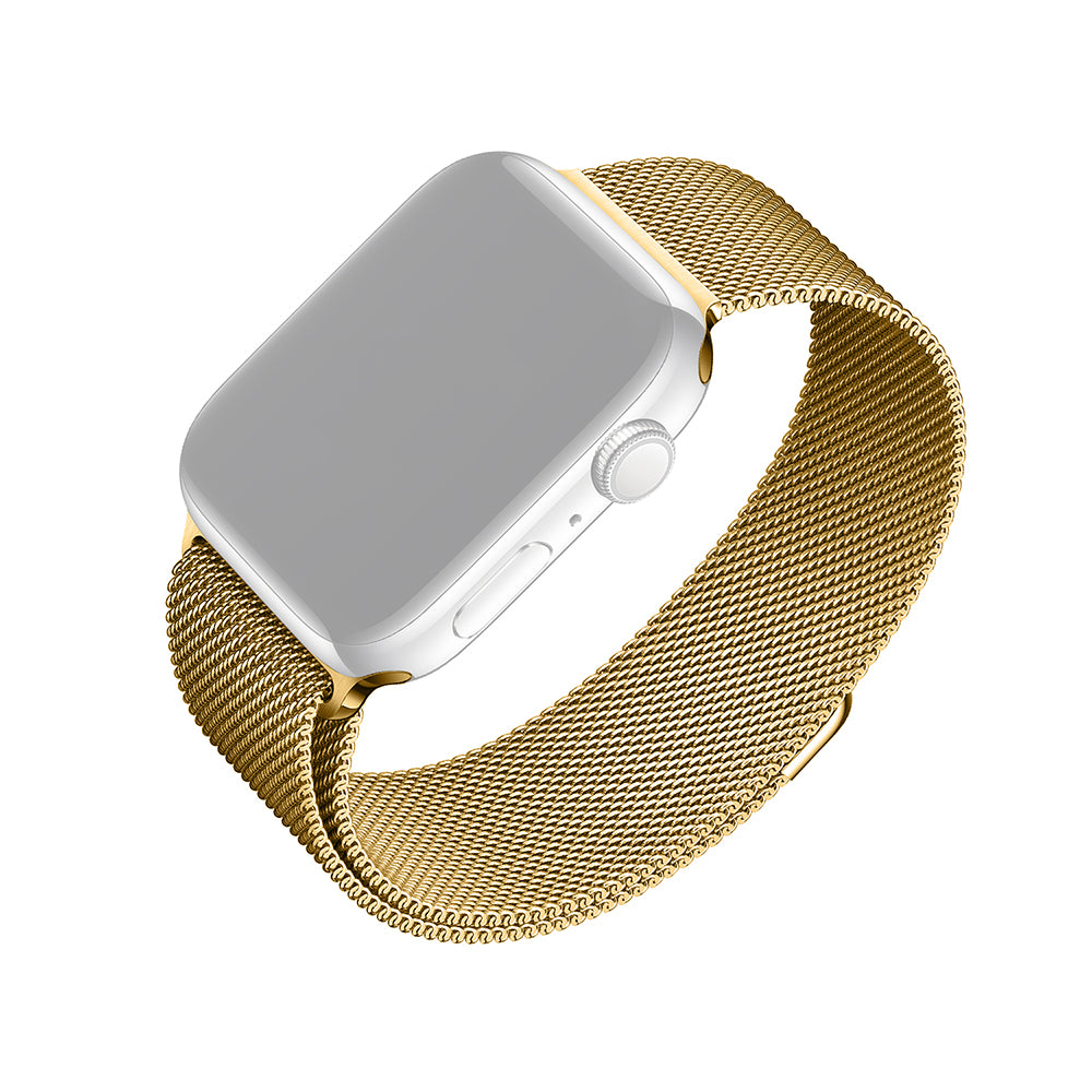 Pas Fixed Mesh za Apple Watch 42mm / 41mm / 40mm / 38mm Series, Zlat