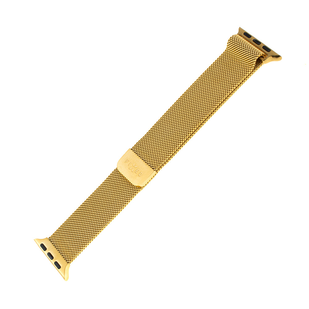 Pas Fixed Mesh za Apple Watch 42mm / 41mm / 40mm / 38mm Series, Zlat
