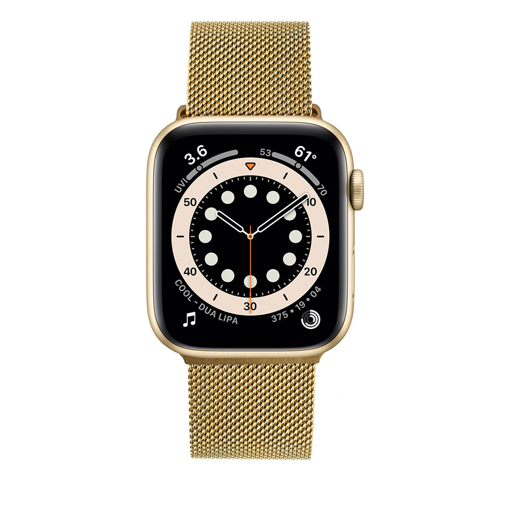 Pas Fixed Mesh za Apple Watch 42mm / 41mm / 40mm / 38mm Series, Zlat