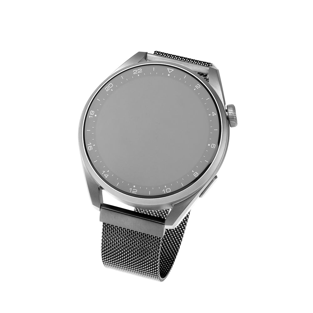 Pas Fixed Mesh za Huawei Watch / Garmin Watch Series, 18mm, Črna