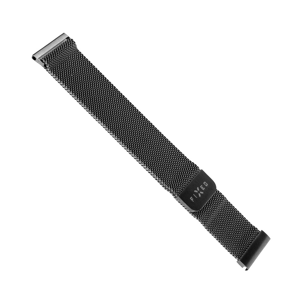 Pas Fixed Mesh za Huawei Watch / Garmin Watch Series, 18mm, Črna