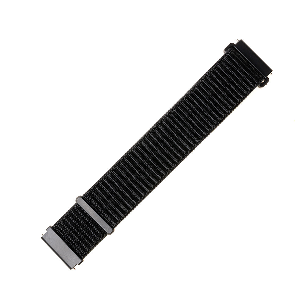 Nylon pas Fixed za Samsung Galaxy Watch / Huawei Watch Series, 20mm, Črna
