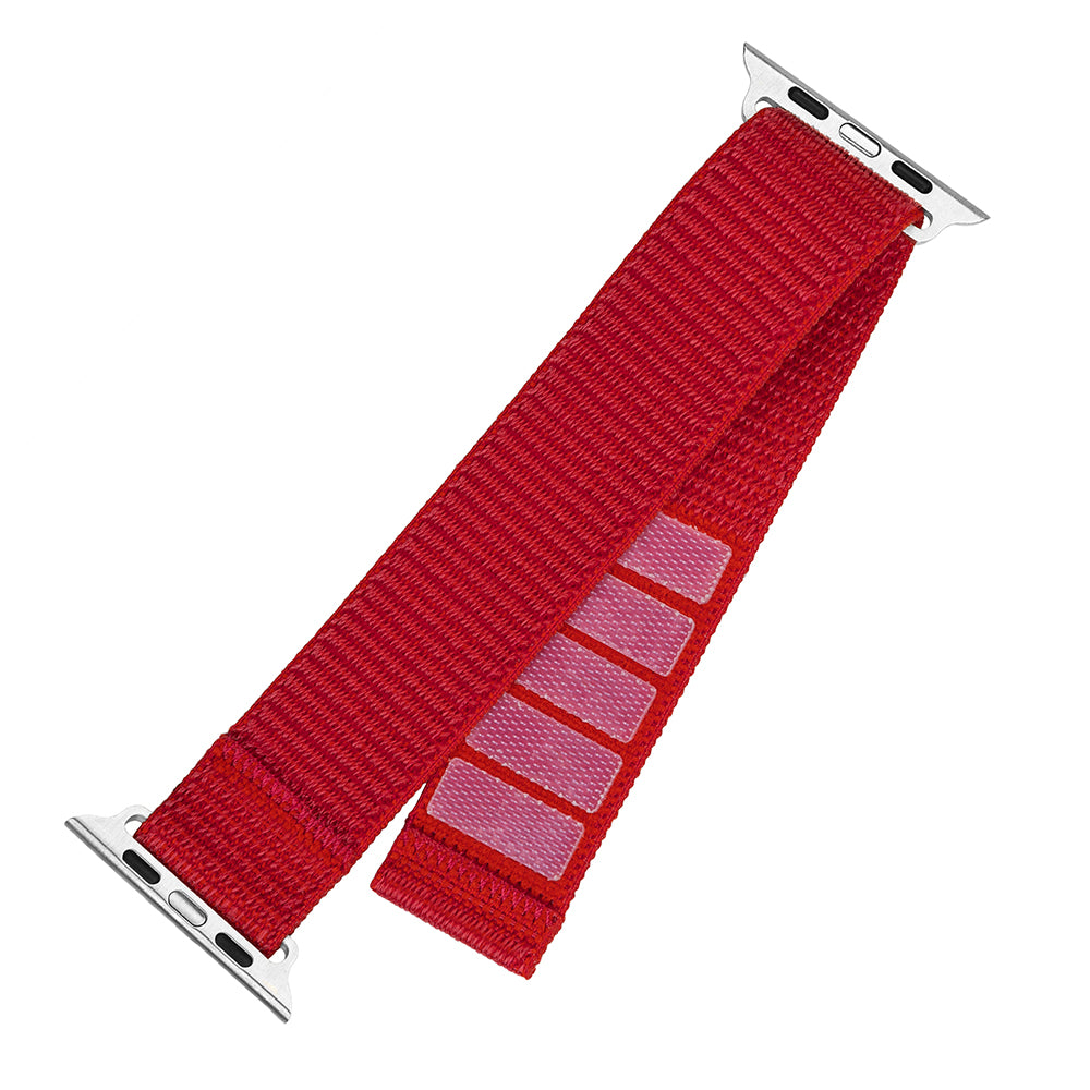 Športni najlonski pas Fixed za Apple Watch 42mm / 41mm / 40mm / 38mm Series, Rdeča