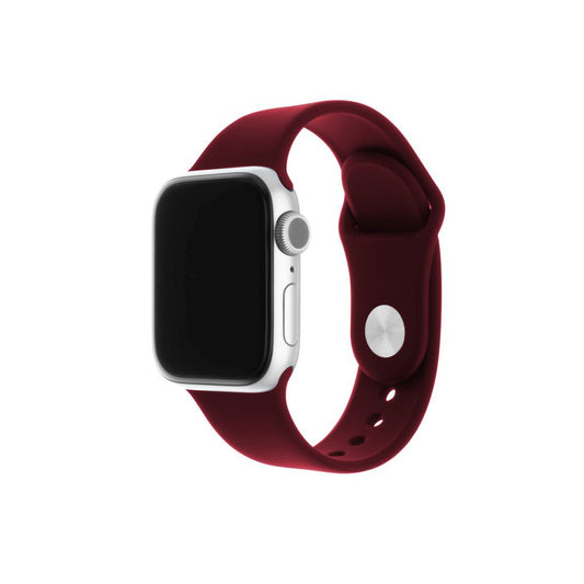 Pas Fixed Silicone Sporty za Apple Watch 49mm / 46mm / 45mm / 44mm / 42mm Series, Višnjeva