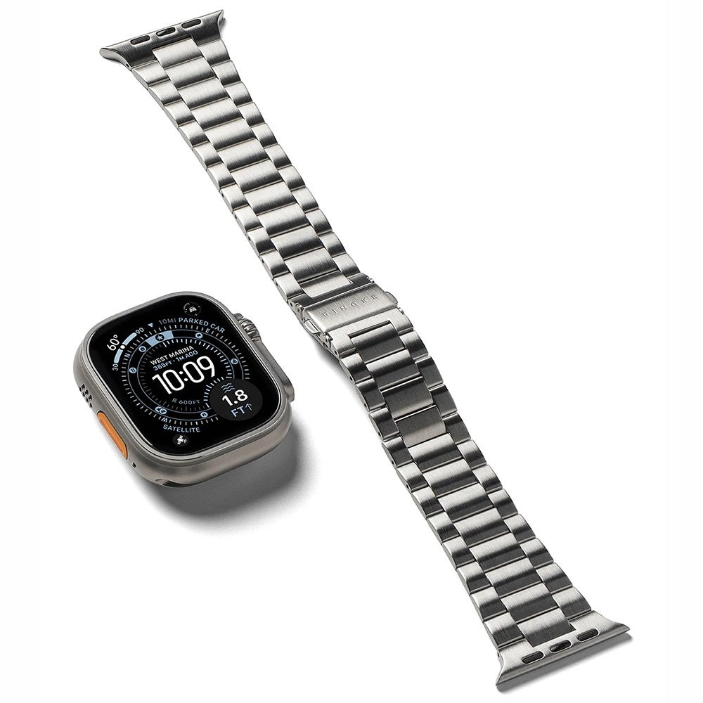 Pas Ringke Metal One Air za Apple Watch 49mm / 46mm / 45mm / 44mm Series, Srebrn.