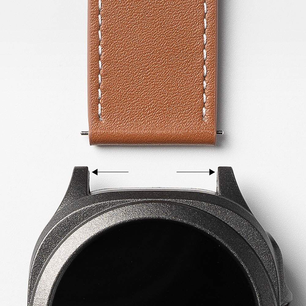 Pas Ringke One Basic Bold za ure Fossil Watch / Mobvoi Watch / Suunto Watch Series, 24mm, Bela