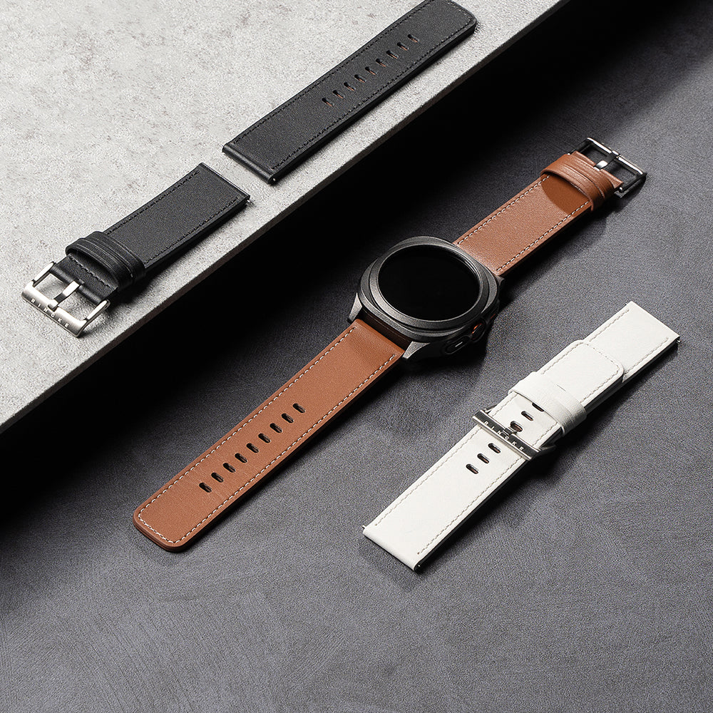 Pas Ringke One Basic Bold za ure Fossil Watch / Mobvoi Watch / Suunto Watch Series, 24mm, Bela