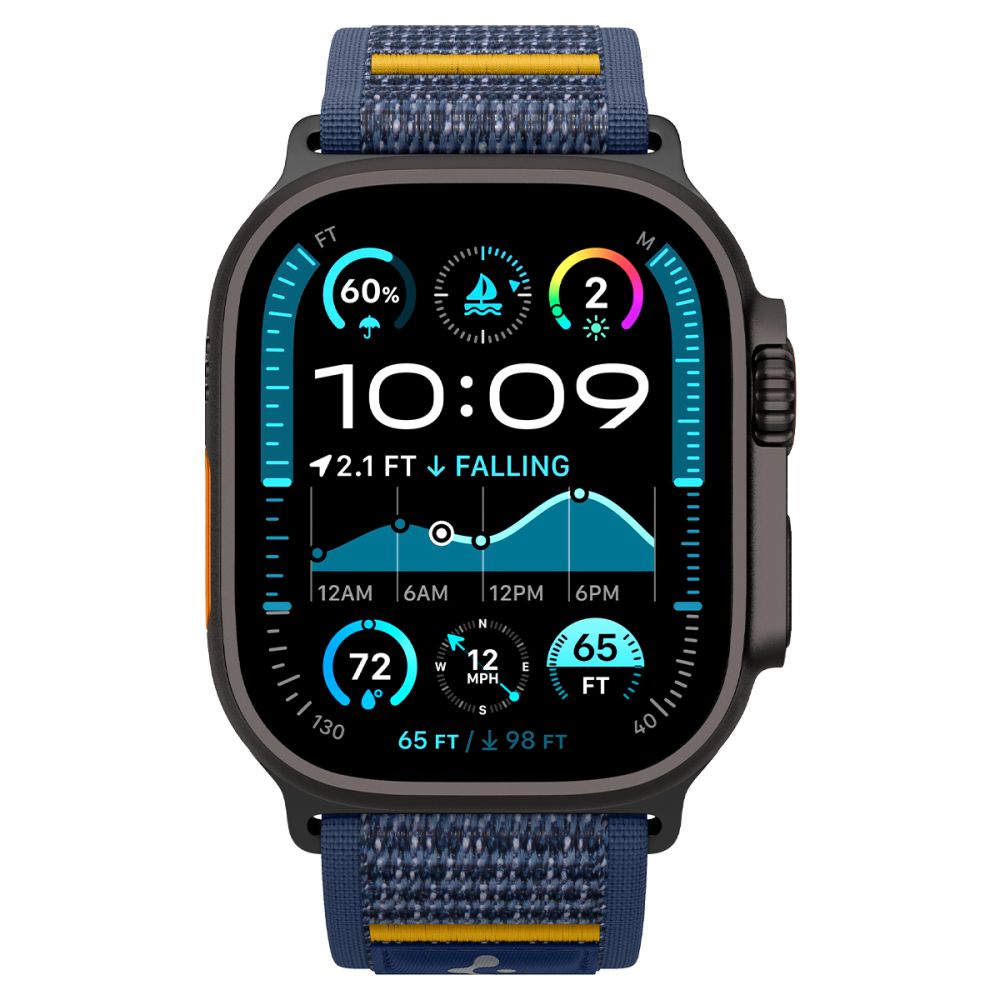 Pas Spigen Athlex Air za Apple Watch 49mm / 46mm / 45mm / 44mm Series, Mornarsko modra AMP09036