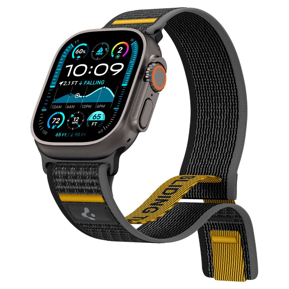 Pas Spigen Athlex Air za Apple Watch 49mm / 46mm / 45mm / 44mm Series, Črna AMP09033