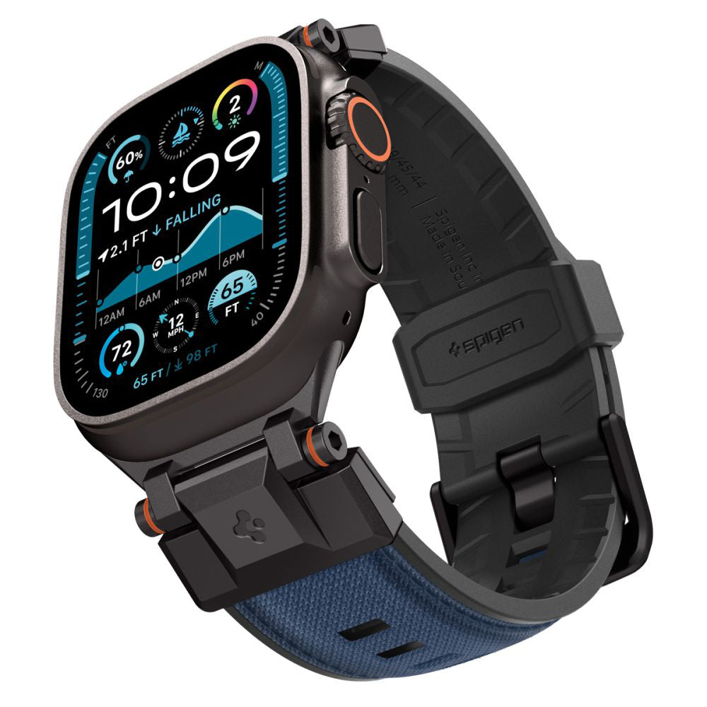 Pas Spigen DuraPro Armor za Apple Watch 49mm / 46mm / 45mm / 44mm / 42mm Series, Mornarsko modra AMP09103