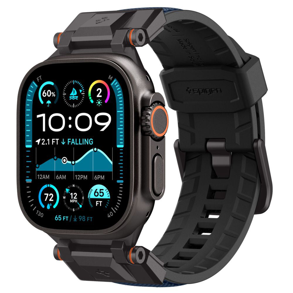 Pas Spigen DuraPro Armor za Apple Watch 49mm / 46mm / 45mm / 44mm / 42mm Series, Mornarsko modra AMP09103