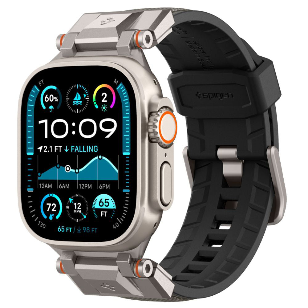 Pas Spigen DuraPro Armor za Apple Watch 49mm / 46mm / 45mm / 44mm / 42mm Series, Siva AMP09104