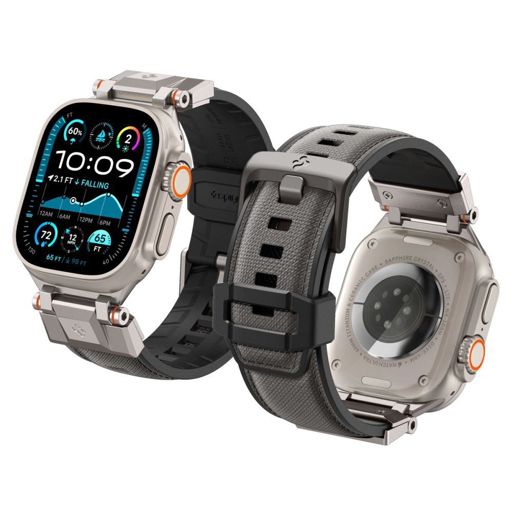 Pas Spigen DuraPro Armor za Apple Watch 49mm / 46mm / 45mm / 44mm / 42mm Series, Siva AMP09104