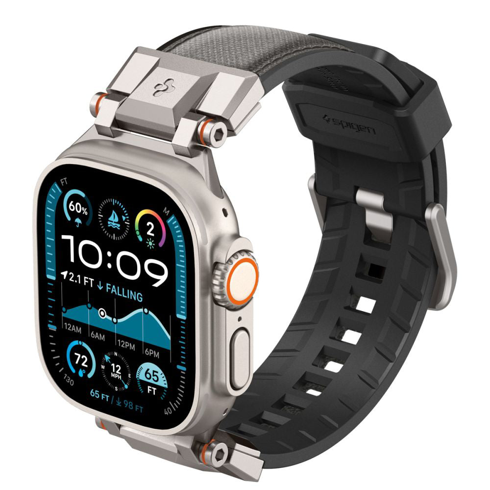Pas Spigen DuraPro Armor za Apple Watch 49mm / 46mm / 45mm / 44mm / 42mm Series, Siva AMP09104