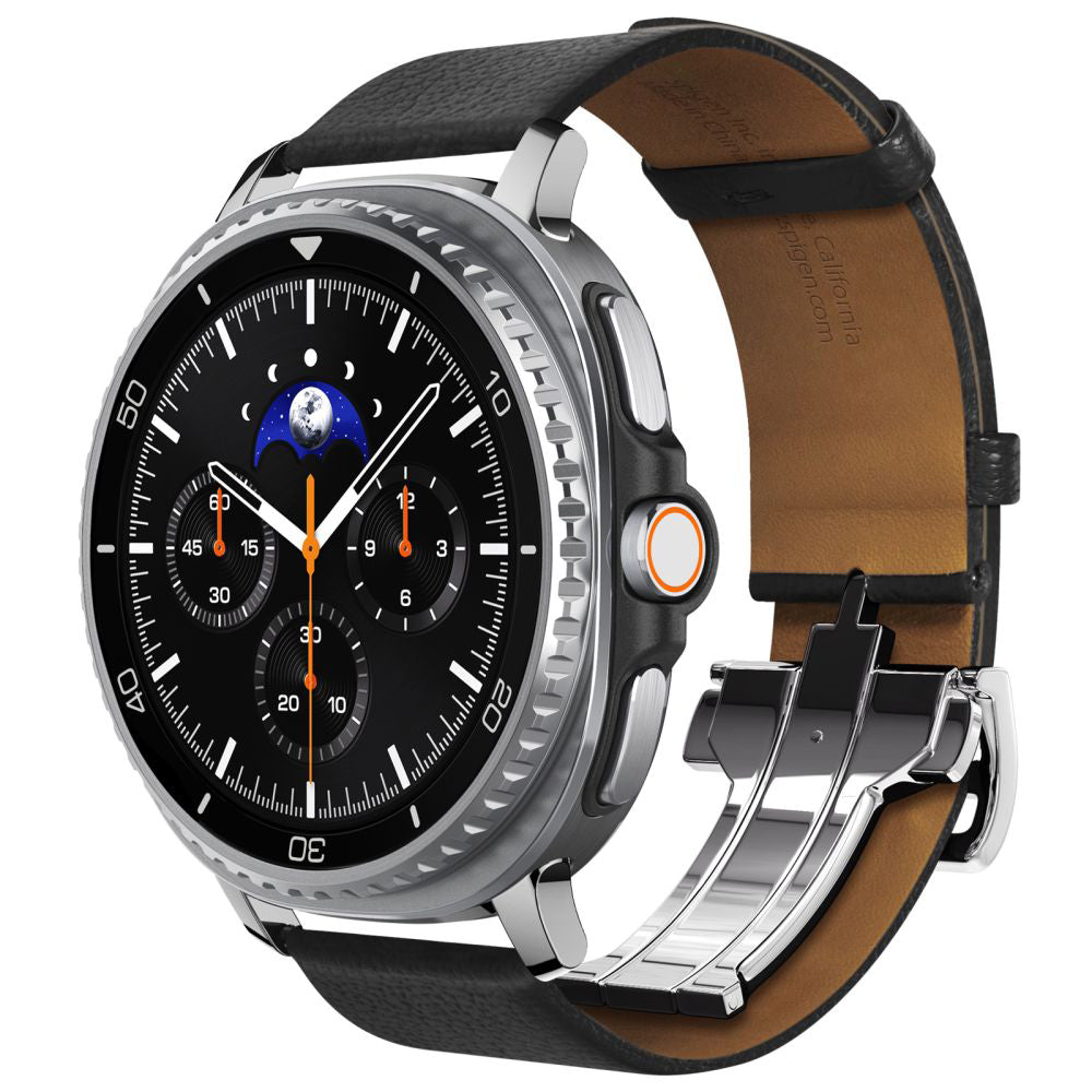 Pašček Spigen Enzo za Samsung Galaxy Watch8 / Watch8 Classic Series, Črn AMP10119