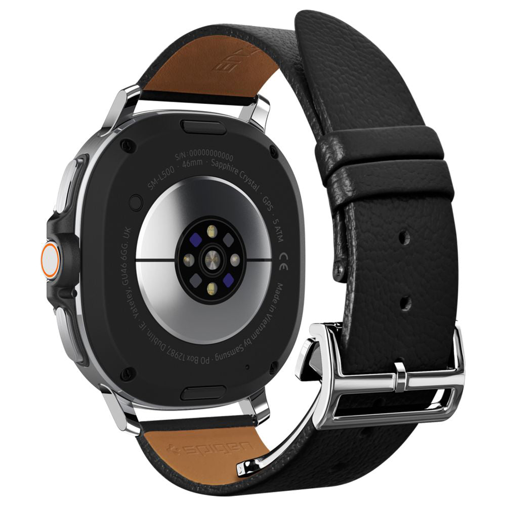 Pašček Spigen Enzo za Samsung Galaxy Watch8 / Watch8 Classic Series, Črn AMP10119