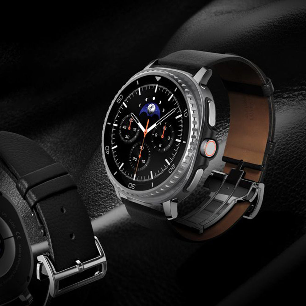 Pašček Spigen Enzo za Samsung Galaxy Watch8 / Watch8 Classic Series, Črn AMP10119