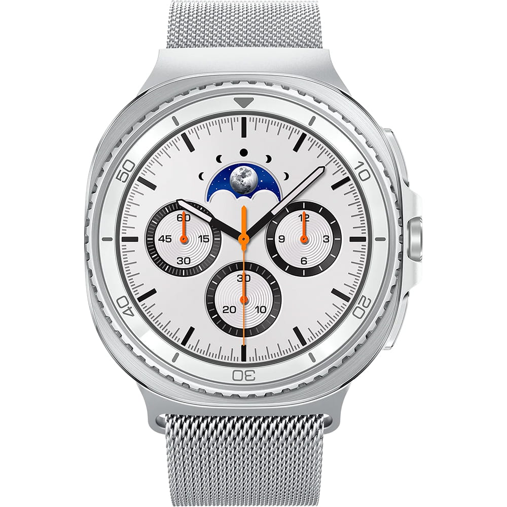 Pašček Spigen Metal Fit za Samsung Galaxy Watch9 / Watch8 / Watch8 Classic Series, srebrn AMP10121